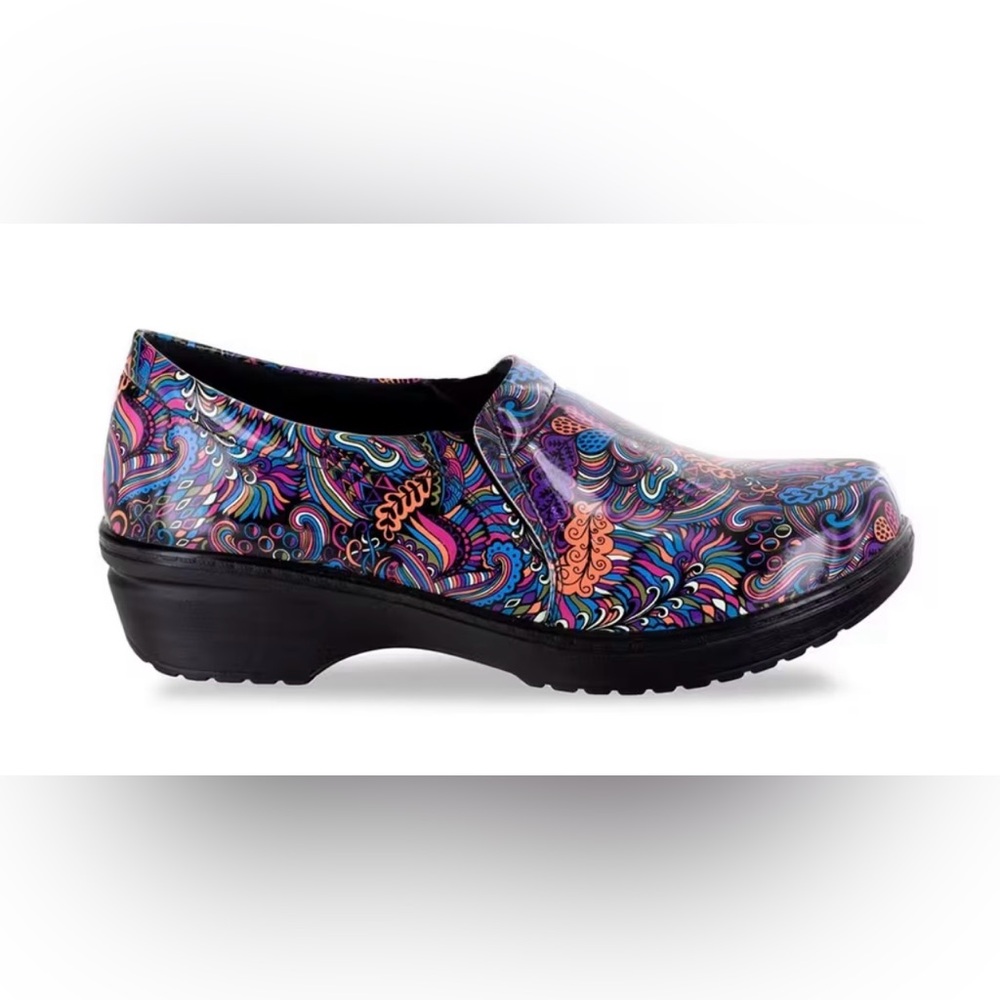 Easy Works By Easy Street TIFFANY WORK SLIP-ON CLOGS